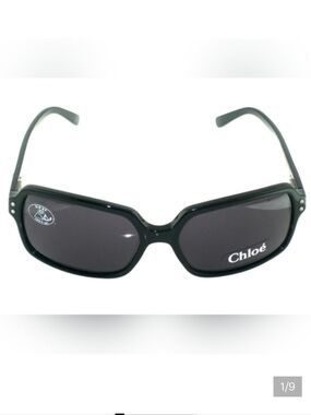Sale💥 Chloe Jade Green Sunglasses With Silver Details